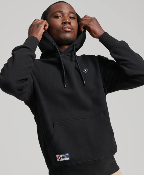 Superdry Hommes sweat à capuche essentiel D64Z861 vêtements noir