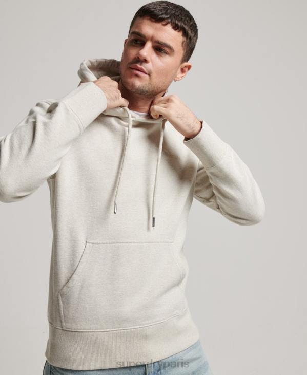 Superdry Hommes sweat à capuche essentiel surteint D64Z574 vêtements beige
