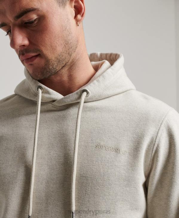 Superdry Hommes sweat à capuche essentiel surteint D64Z574 vêtements beige