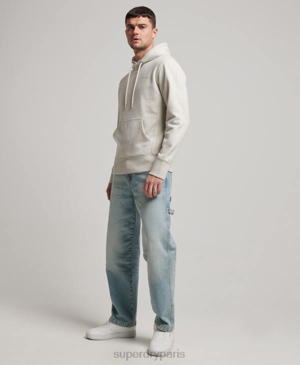 Superdry Hommes sweat à capuche essentiel surteint D64Z574 vêtements beige