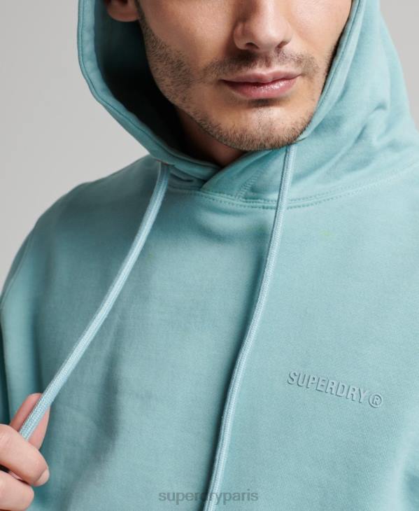 Superdry Hommes sweat à capuche essentiel surteint D64Z702 vêtements bleu clair