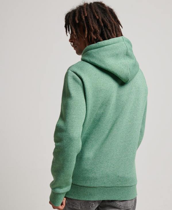 Superdry Hommes sweat à capuche gaufré vintage cooper class D64Z691 vêtements vert