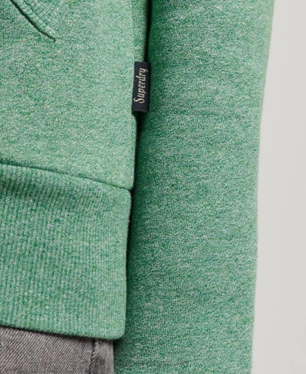 Superdry Hommes sweat à capuche gaufré vintage cooper class D64Z691 vêtements vert