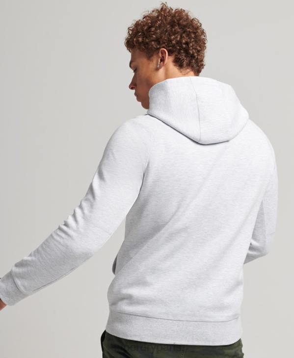 Superdry Hommes sweat à capuche graphique code tech D64Z5103 vêtements gris
