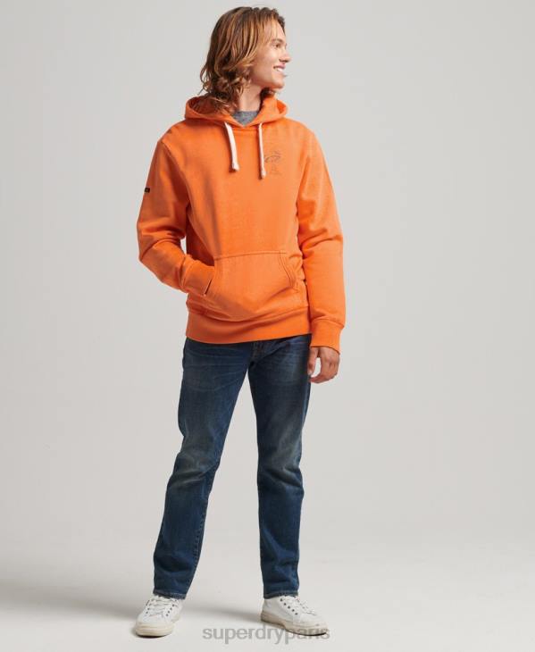 Superdry Hommes sweat à capuche graphique dans les bois D64Z707 vêtements orange