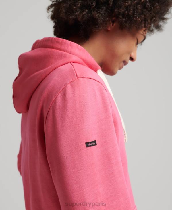Superdry Hommes sweat à capuche graphique dans les bois D64Z708 vêtements rose
