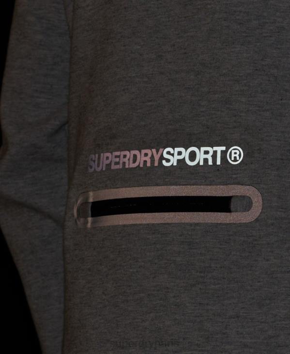 Superdry Hommes sweat à capuche gymtech D64Z536 vêtements gris