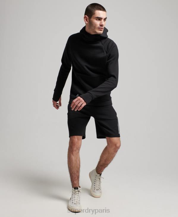 Superdry Hommes sweat à capuche gymtech D64Z683 vêtements noir