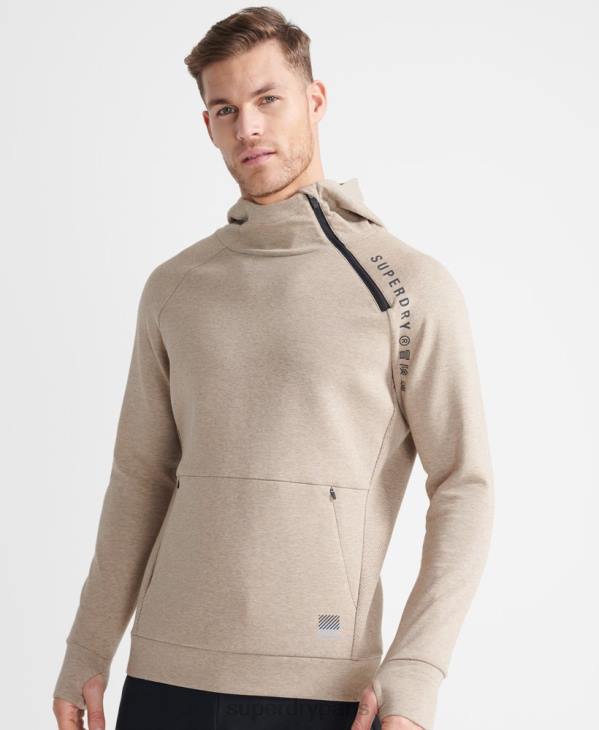 Superdry Hommes sweat à capuche gymtech D64Z897 vêtements gris