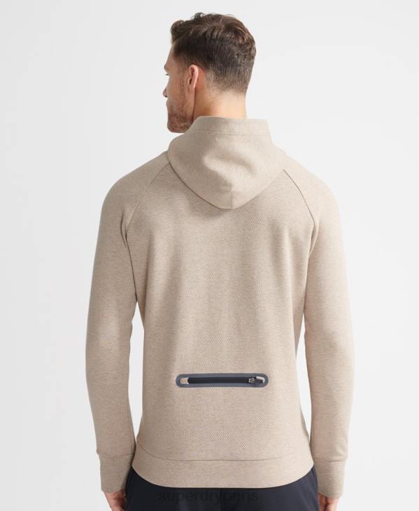 Superdry Hommes sweat à capuche gymtech D64Z897 vêtements gris