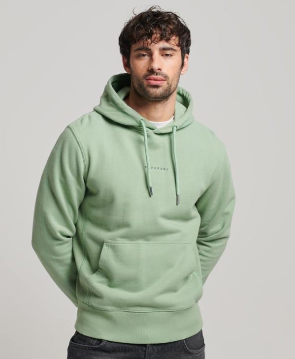 Superdry Hommes sweat à capuche à logo D64Z493 vêtements vert