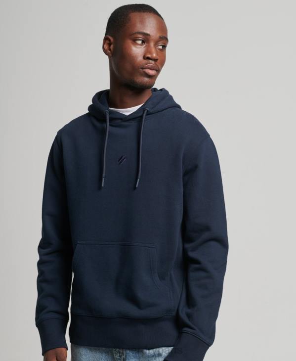 Superdry Hommes sweat à capuche à logo D64Z5116 vêtements marine