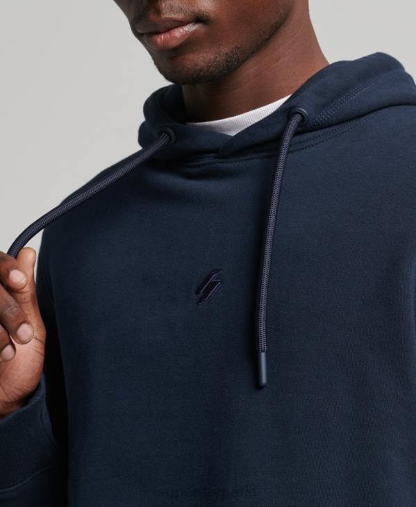 Superdry Hommes sweat à capuche à logo D64Z5116 vêtements marine