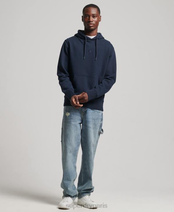 Superdry Hommes sweat à capuche à logo D64Z5116 vêtements marine