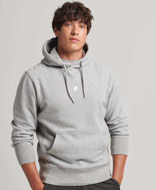 Superdry Hommes sweat à capuche à logo D64Z5118 vêtements gris