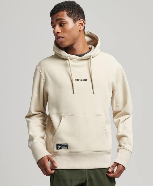 Superdry Hommes sweat à capuche à logo D64Z5997 vêtements beige