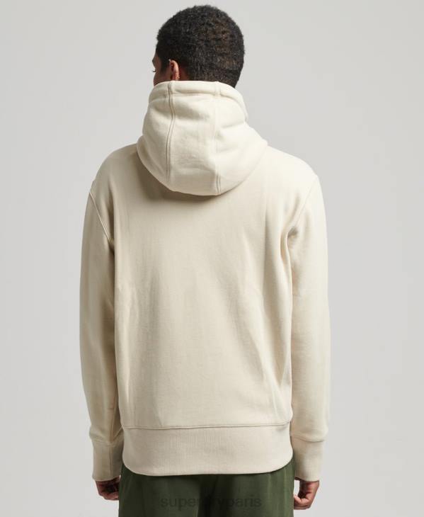 Superdry Hommes sweat à capuche à logo D64Z5997 vêtements beige