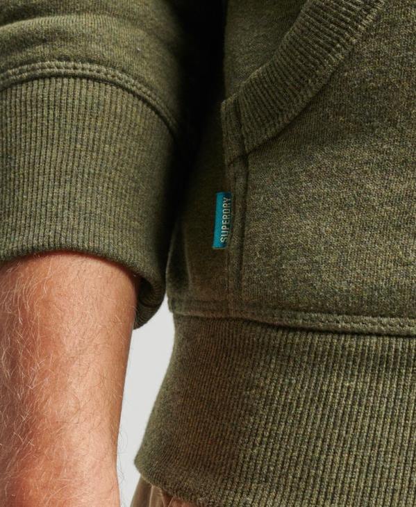 Superdry Hommes sweat à capuche à logo brodé D64Z625 vêtements kaki