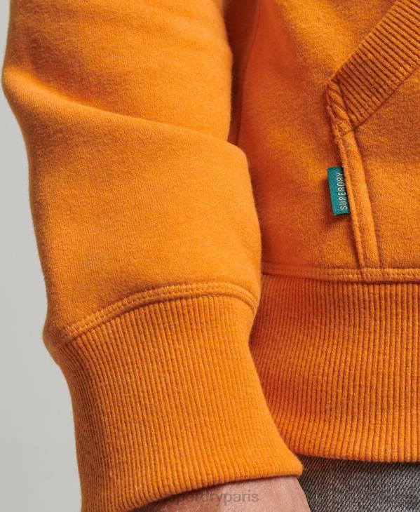 Superdry Hommes sweat à capuche à logo brodé D64Z650 vêtements jaune