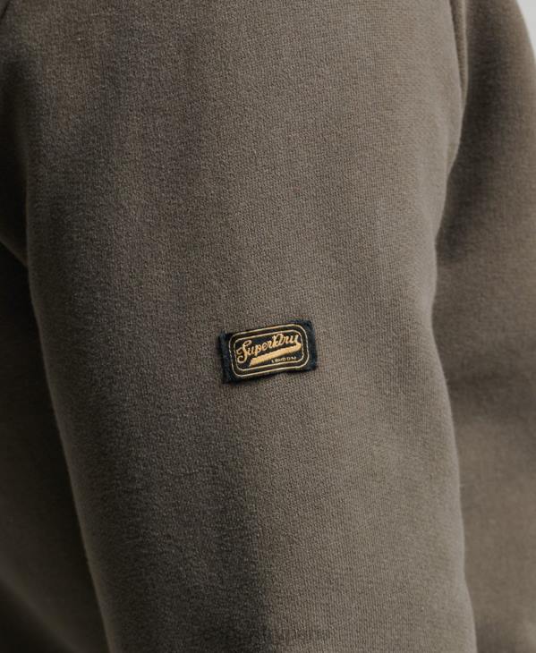 Superdry Hommes sweat à capuche à logo vintage D64Z535 vêtements gris foncé