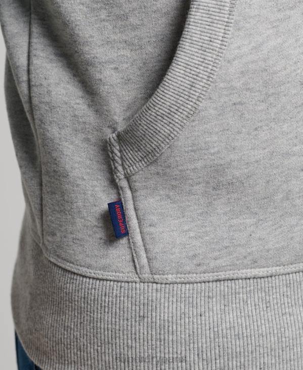 Superdry Hommes sweat à capuche à logo vintage D64Z576 vêtements vert