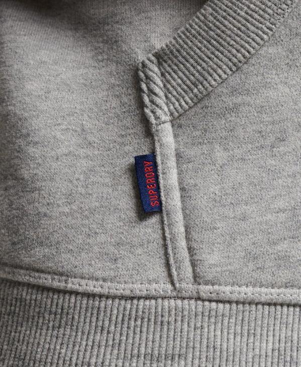 Superdry Hommes sweat à capuche à logo vintage D64Z689 vêtements gris