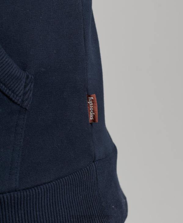 Superdry Hommes sweat à capuche à logo vintage D64Z697 vêtements marine