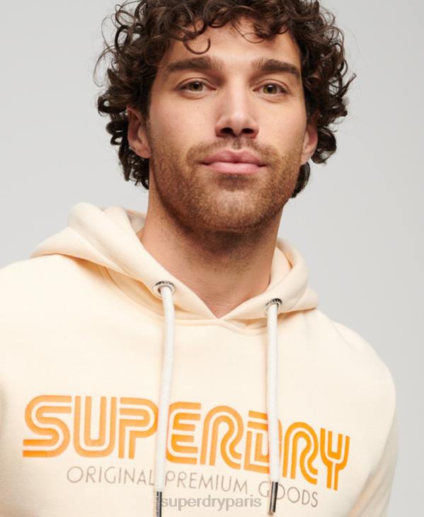 Superdry Hommes sweat à capuche rétro vintage D64Z90 vêtements nu