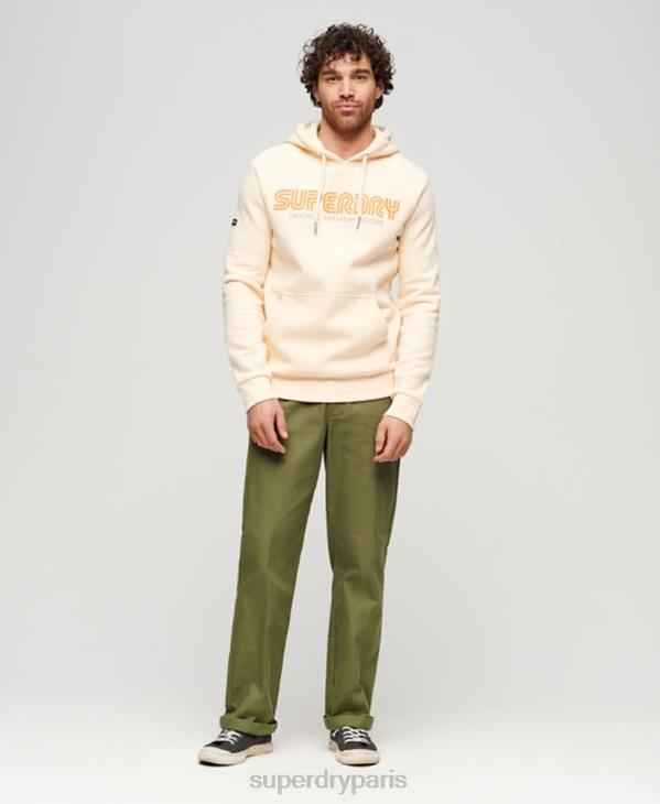 Superdry Hommes sweat à capuche rétro vintage D64Z90 vêtements nu