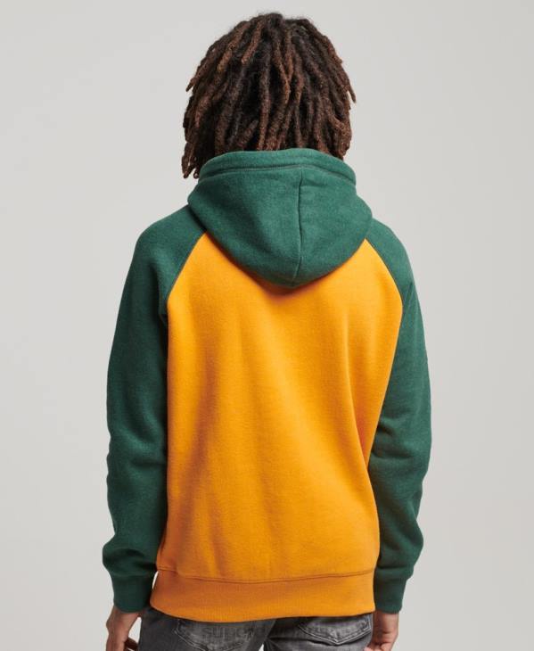 Superdry Hommes sweat à capuche raglan superam D64Z501 vêtements or