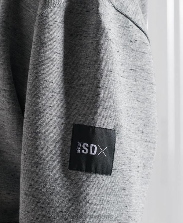 Superdry Hommes sweat à capuche sdx box drop édition limitée D64Z874 vêtements gris