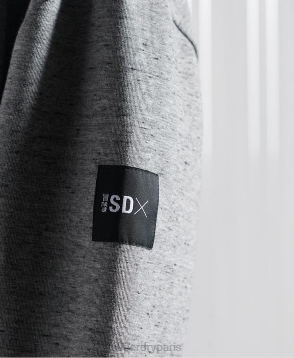 Superdry Hommes sweat à capuche sdx box drop édition limitée D64Z874 vêtements gris