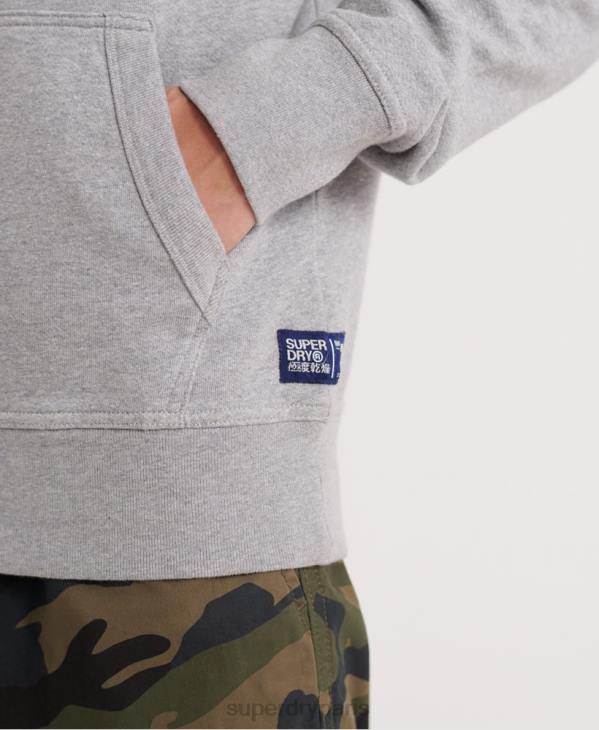 Superdry Hommes sweat à capuche superstate D64Z902 vêtements gris