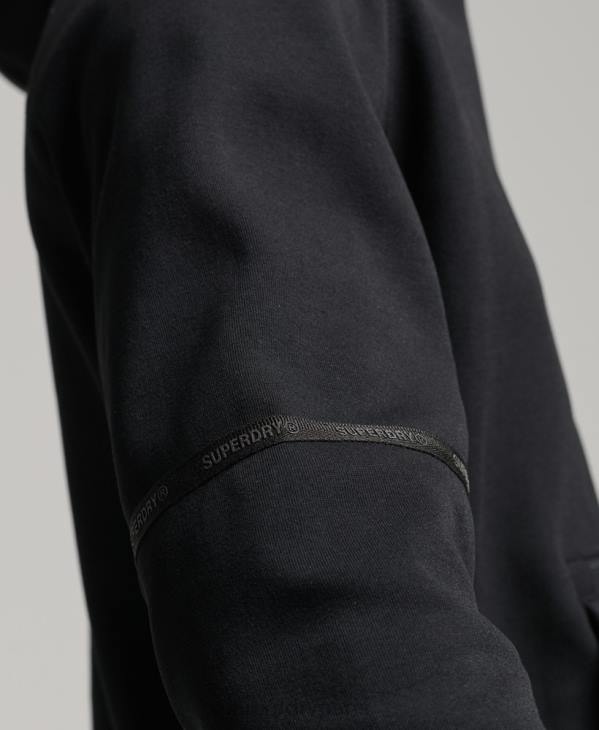 Superdry Hommes sweat à capuche technique D64Z597 vêtements noir