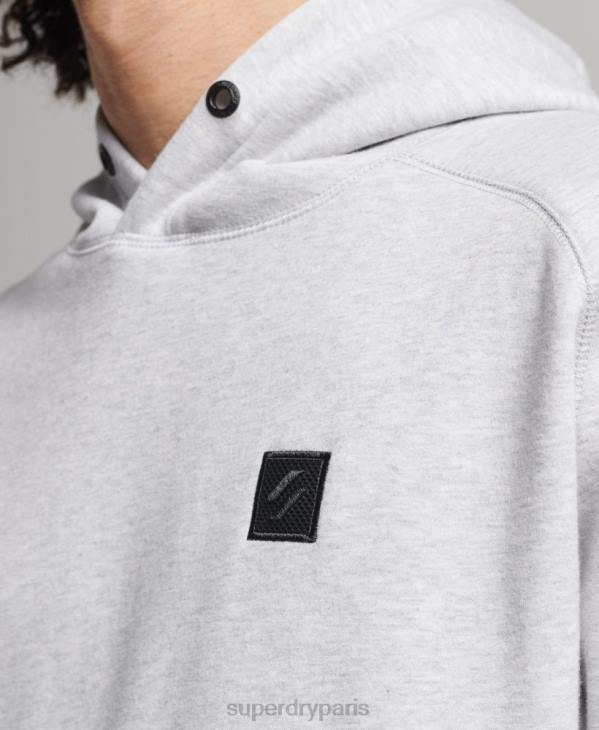 Superdry Hommes sweat à capuche technique D64Z647 vêtements gris