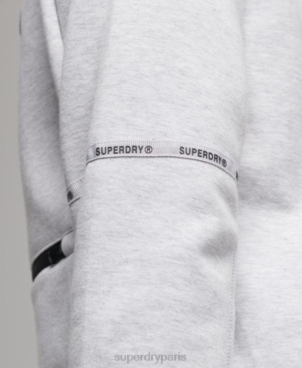 Superdry Hommes sweat à capuche technique D64Z647 vêtements gris
