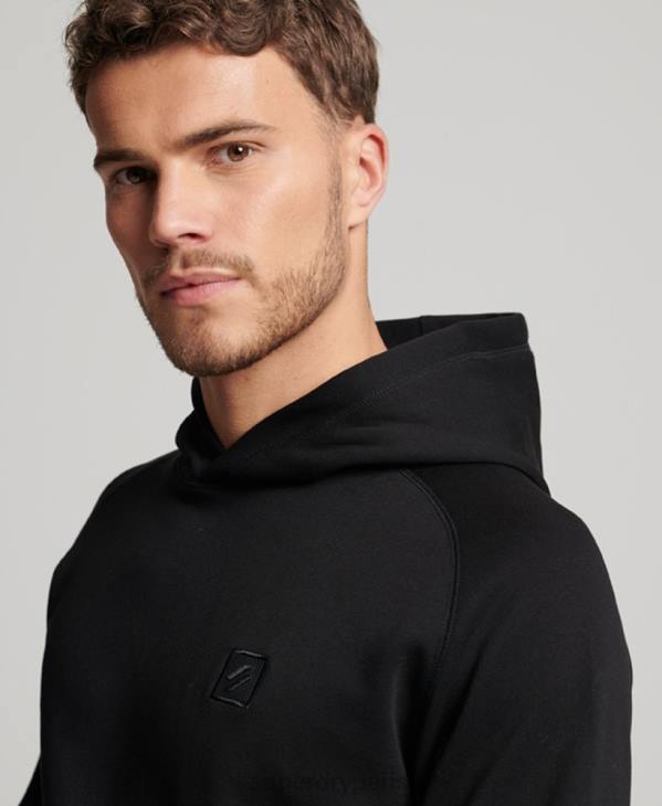 Superdry Hommes sweat à capuche technique D64Z711 vêtements noir