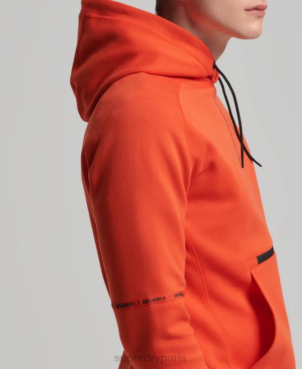 Superdry Hommes sweat à capuche technique D64Z829 vêtements orange