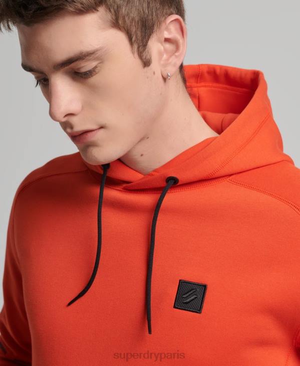 Superdry Hommes sweat à capuche technique D64Z829 vêtements orange