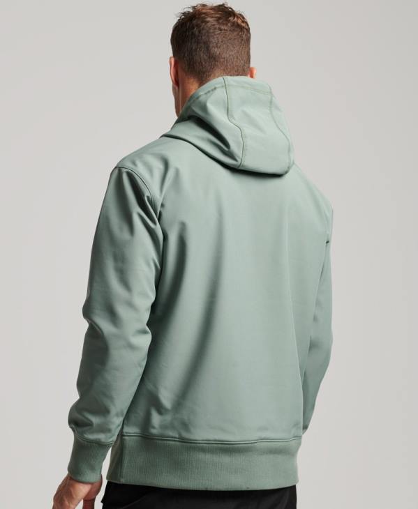 Superdry Hommes sweat à capuche technique snow D64Z575 vêtements vert