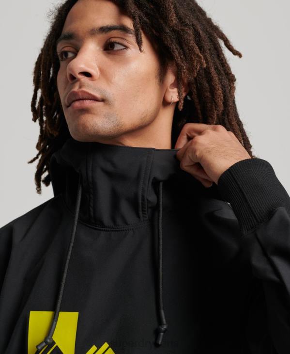 Superdry Hommes sweat à capuche technique snow D64Z734 vêtements noir