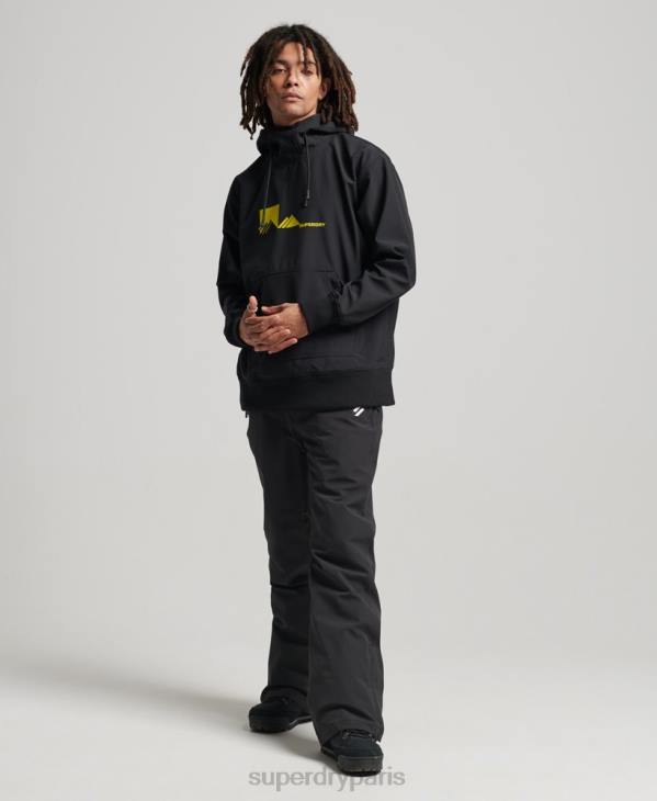 Superdry Hommes sweat à capuche technique snow D64Z734 vêtements noir
