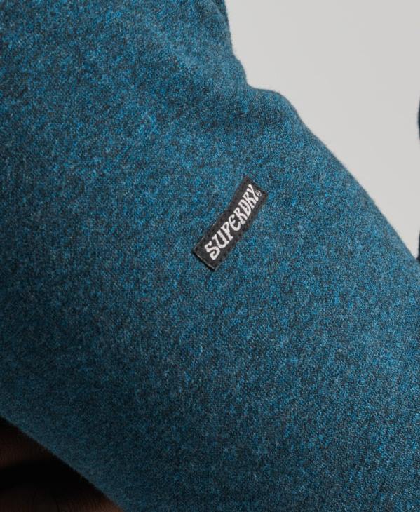 Superdry Hommes sweat à capuche ton sur ton D64Z862 vêtements bleu