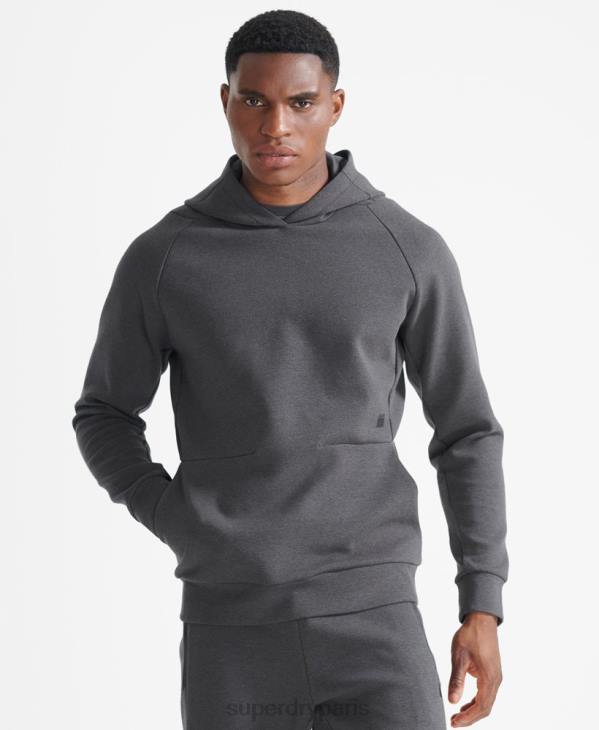 Superdry Hommes sweat à capuche train performance D64Z5376 vêtements gris