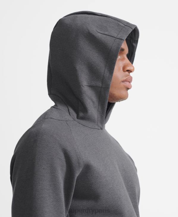 Superdry Hommes sweat à capuche train performance D64Z5376 vêtements gris