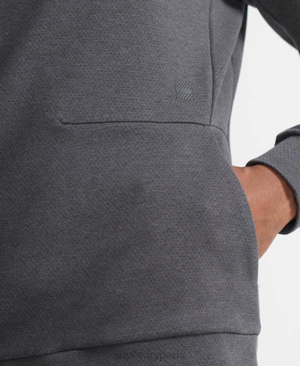Superdry Hommes sweat à capuche train performance D64Z5376 vêtements gris