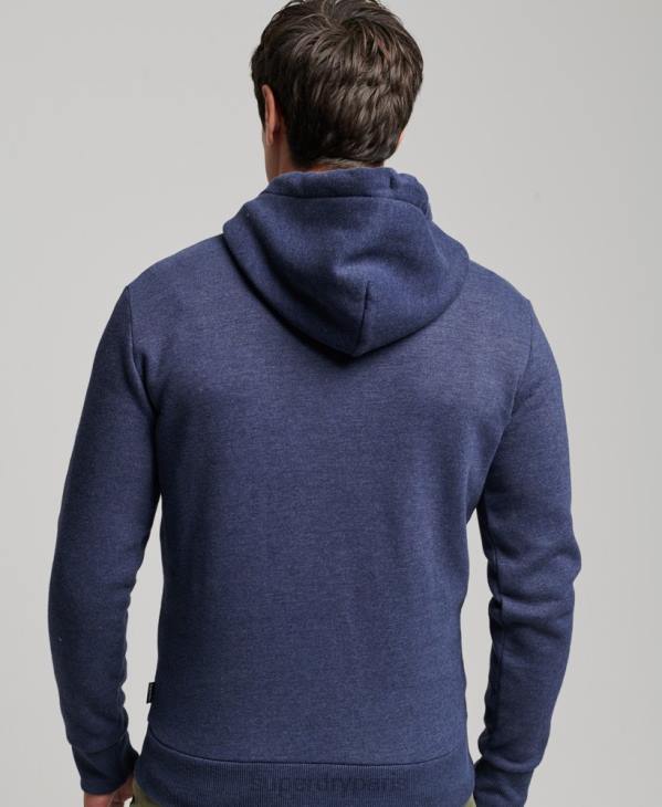 Superdry Hommes sweat à capuche vintage cooper classique D64Z599 vêtements marine