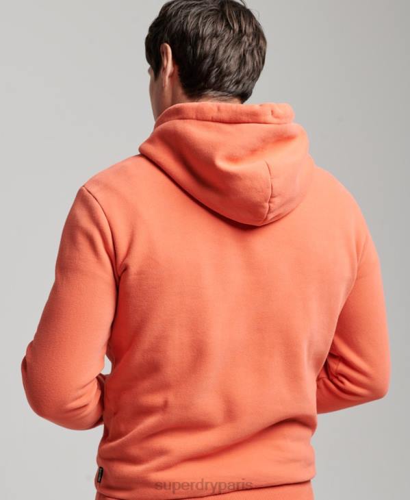 Superdry Hommes sweat à capuche vintage cooper classique D64Z670 vêtements corail