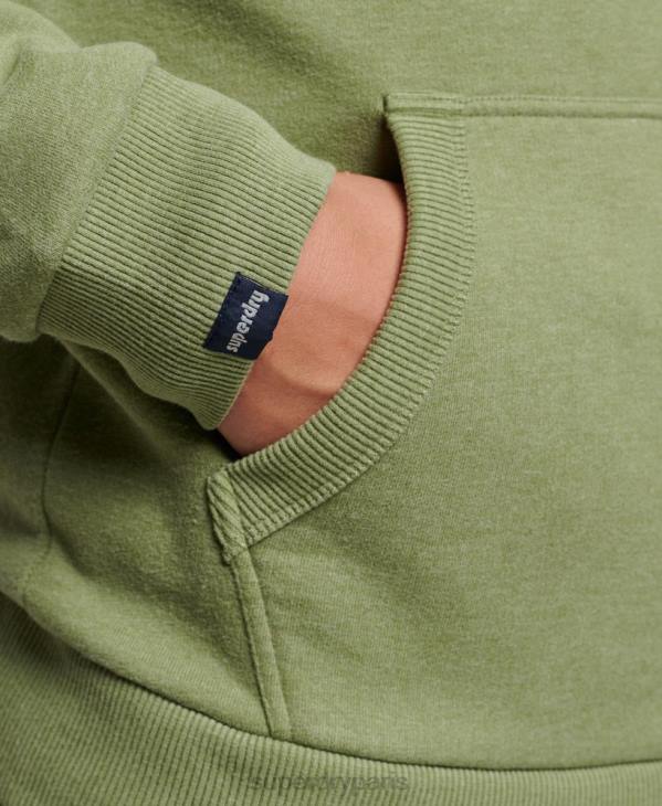 Superdry Hommes sweat à capuche vintage shadow D64Z684 vêtements vert