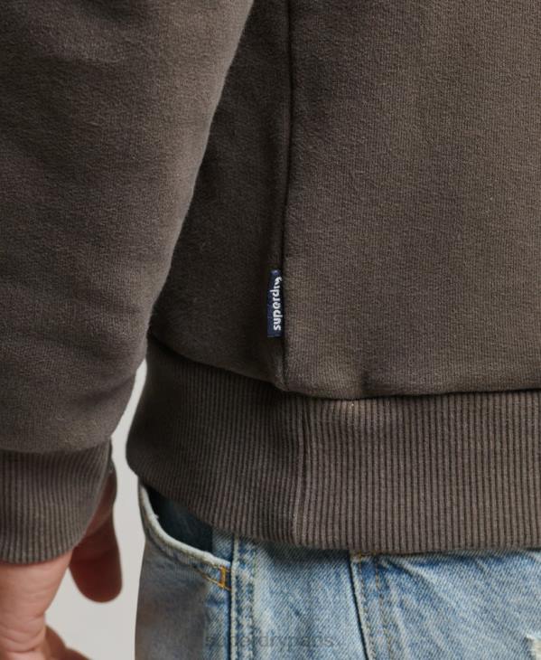 Superdry Hommes sweat à capuche vintage shapers & makers D64Z609 vêtements gris foncé